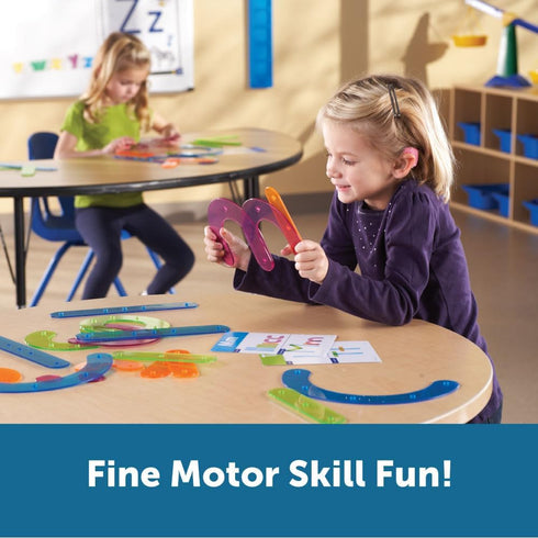 Set Learning Resources Letter Construction Activity - Alphabet Montessori Toys, Toddler Writing , ABC Phonics for Kids
