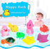 18 PCS Preschool Bath Toys Set - Rubber Cute Sea Animals, Duck Toy for Infants 6-12 Months, Bathtub Toys