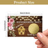 50 Pack Housewarming Scratch Off Game - Wood Grain Key Scratch Card for Rustic New Home Party