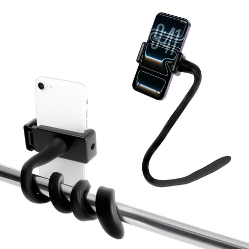 Eiodoni Stroller Phone Holder, Adjustable Flexible Cell Phone Holder, Portable for Stroller with