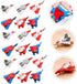 TOYANDONA Aircraft Eraser Toy, 36 Pcs Eraser Prizes for Mini Puzzles, Cartoon Helicopter Erasers