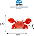 DolliBu Red Crab Stuffed Animal - Adorable 12 Inch Super Soft Crab Plush Toy for Kids, Teens, and Adults