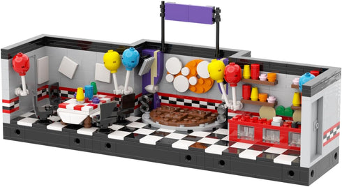 MOOXI-MOC FNAF Stage Building Set, Creative Building Blocks Kit for Kids (745pcs)