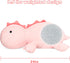 BESTVIVE 3.5lbs 24 Inch,Pink Weighted Dinosaur Plush Soft Stuffed Dino Weighted Plush Animal Dinosaur Throws Pillows