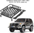 VGEBY RC Roof Rack Black Steel Luggage Tray for 1/10 RC Crawler Car and Truck Roof Rack