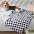 Soft Checkered Baby Blankets, Unisex, Breathable Gender Neutral, 30” X 40”