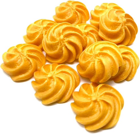 Aliotech 12PCS Mini Artificial Biscuits Fake Cookies Simulation Realistic Dessert Crackers for Home Kitchen Decor