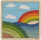 RAINBOW Puzzle for Kids, 25 Pieces Wooden Jigsaw Puzzle, Learning Toy for Boys Girls Ages 3 and Above