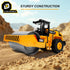 YySiRui 15" 1:10 Steam Roller Toy, Road Roller Toy, Scale Classics Roller Truck Toy, Real Working Parts, Motion Drive