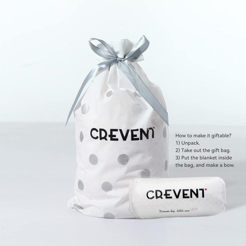 CREVENT Soft Plush Minky Baby Blanket for Girls, for Newborns, Toddlers Bedding Napping - Sweet Dream 30x40 Inches by CREVENT