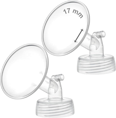 Maymom 2x17 mm Wide Neck Pump Parts Compatible with Spectra S1/S2 Pumps;