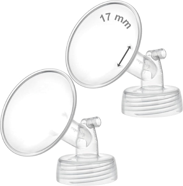 Maymom 2x17 mm Wide Neck Pump Parts Compatible with Spectra S1/S2 Pumps;