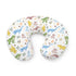 KuphiL10C Cartoon Dinosaur Moon Stars Leaves Pattern Nursing Pillow Cover, Unisex Removable Breastfeeding