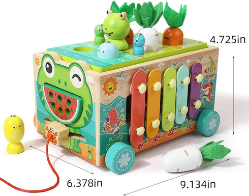 1 2 3 18 1st 1-3 JAUNTY Toddler Wooden Montessori Toy for Year Old Toys, Educational Stem Toy for Baby Boys Girls