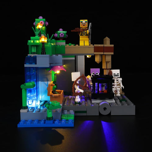 Kyglaring LED Lighting Kit for Lego Minecraft The Skeleton Dungeon 21189 Building Set (No Model Included)