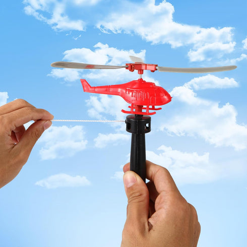8 Pack Planes Toys, Flying Toy Helicopter for Kids, 360° Rotating Airplane Toys for Boys Girls
