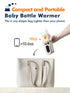 ENERGYMAMI Portable Bottle Warmer for Travel, Baby Bottle Warmer for Breastmilk & Formula, Milk Warmer on the Go