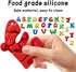 FunFusion 52PCS Set Alphabet Letter Fidget Toys, Textured Sensory Stress Relief for Autism ADHD Kids, Calming Anxiety