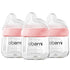 Oberni Baby Bottles with Slow Off-Centered Nipple for 0+ Months, Anti Colic