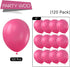 PartyWoo, 120 pcs 5 Inch Hot Pink Balloons for Birthday, Wedding, Baby Shower, Bachelorette Party