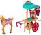 Mattel Spirit Untamed Miradero Riding Gear Cart with Rolling Wheels, Canopy, 5-in