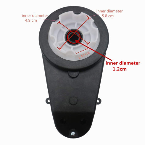 weelye 2Pcs 12V 40000RPM High Speed RS550 Drive Motor Gearbox for Children’s Riding Jeep SUV