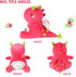 Ditucu Cute Dragon Fruit Dinosaur Stuffed Animals, Plush Toys Dolls, Red 12 Inch Birthday Gifts for Kids