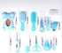 Baby Grooming Kit Set, Infant Baby Grooming Tools Newborn Manicure Set Baby Healthcare Nail Clippers Hairbrush Tool Set