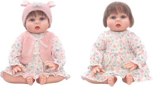 FADALEA 18-22 Inch Reborn Doll Clothes for Dolls, Doll Clothes and Accessories with Hat