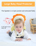 Backpack Sets JunNeng Baby Head Protector with Squeaker, Knee Pads, Anti-Slip Socks, Yellow Lion