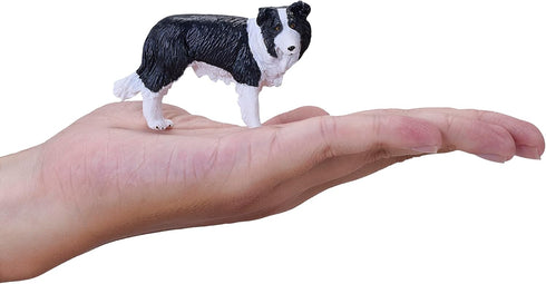 MOJO Border Collie Hand Painted Realistic Toy Figurine