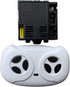 FULIHUA Yellow Four-sided Socket JR-RX-12V Kids Powered Ride on car 2.4G Bluetooth Remote