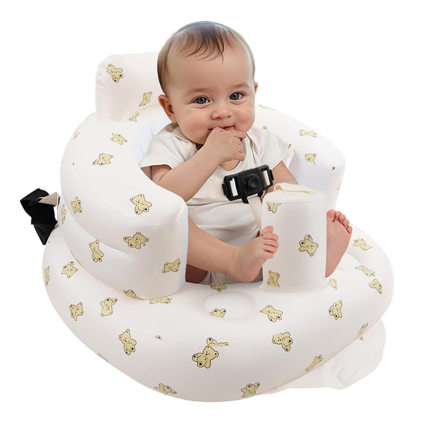 EKEPE Inflatable Baby Seat with Harness for Babies 3 Months & Up,