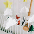 Baby Crib Mobile (Woodland Fox) - Nursery Decoration, Ceiling Mobile and Crib Mobile, Eco-Felt, Adjustable, Green,