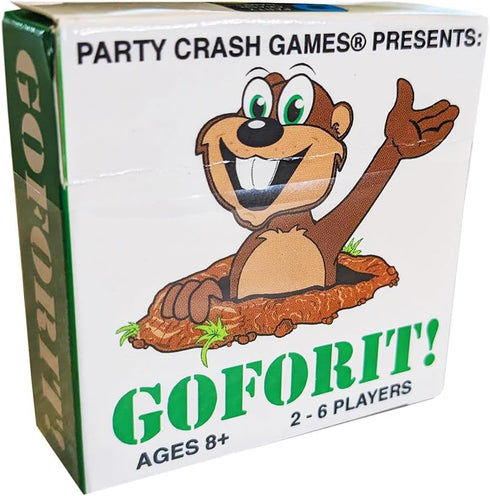 Presents: GOFORIT! - A Simple, Suspenseful Card Game for 2-6 Players Aged 8+ Willing to Take Risks