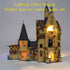 Light Set for Hogwarts Clock Tower Building Blocks Model Compatible with LEGO 75948 (Model Not Included)