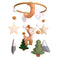 Woodland Baby Crib Mobile, Deer Baby Mobile for Crib Boys & Girls,