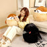 XIYUAN 17.8inch Sparrow Plush Toy Large Fat Bird Plushie Doll Cute Ball Soft Throw Pillow Funny Animal Form Plush