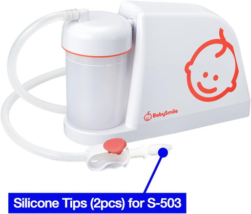 Silicone Tips (2pcs) for BabySmile Nasal Aspirator - Models S-504, S-503, S-502, S-303
