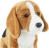 10" Realistic Beagle Stuffed Animal, Plush Dog