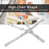 Hozee 5 5-Point High Chair Straps, Point Baby Harness Easy to Use Sturdy for Stroller for Pushchair(Gray Button Strap)