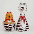 Bits and Pieces Hand Painted Wooden Nesting Dolls - "Cleo & Friends" Matryoshka Set of 5 Dolls, 7" Tall with Gift Box