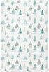 CHUROUSY Green Rustic Fir Tree Crib Sheets for Boys Girl Watercolor Woodland Rustic