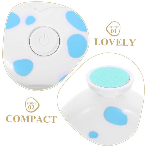 Trimmer Nail for Infants Electric Nail File Grinding Pads Adorable Cartoon Shape for Boys and Girls