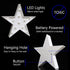 LED Marquee Star Sign Night Light, Battery Operated Star Shaped Desk Lamp for Kids, Nursery Room Decor
