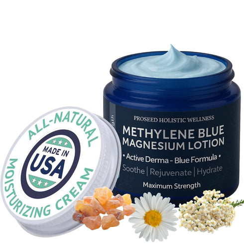 ProSeed Magnesium Lotion with Methylene Blue Hydrating Face & Body Moisturizer with