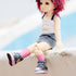 6 Pairs Mini Doll Socks Baby Clothes Accessories for Dolls Female Figure Accessories (Cute Color, 3 Inches)