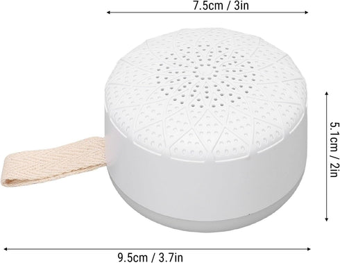 ICRPSTU 24 Portable White Noise Sound Machine Sleep Sounds, Amber Night Light, USB C Fast Charging, Child Lock