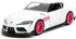 Pink Slips 1:32 W1 2020 GR Toyota Supra Die-Cast Car, Toys for Kids and Adults (White)
