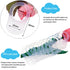 10 Clean Food Grade Transparent Silicone Adapter Rings for Button Style Maam Dummy Baby Pacifier Soother Teething
